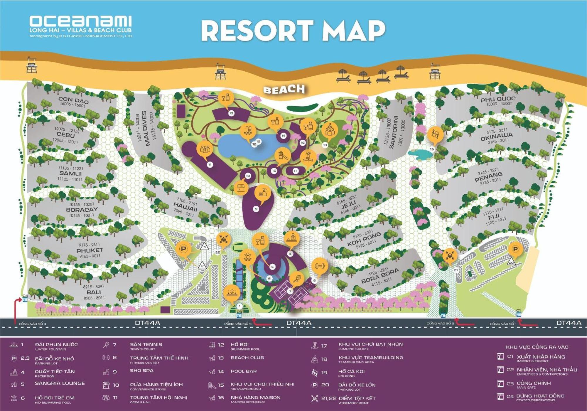 Oceanami Resort & Beach Club Long Hai Exterior photo